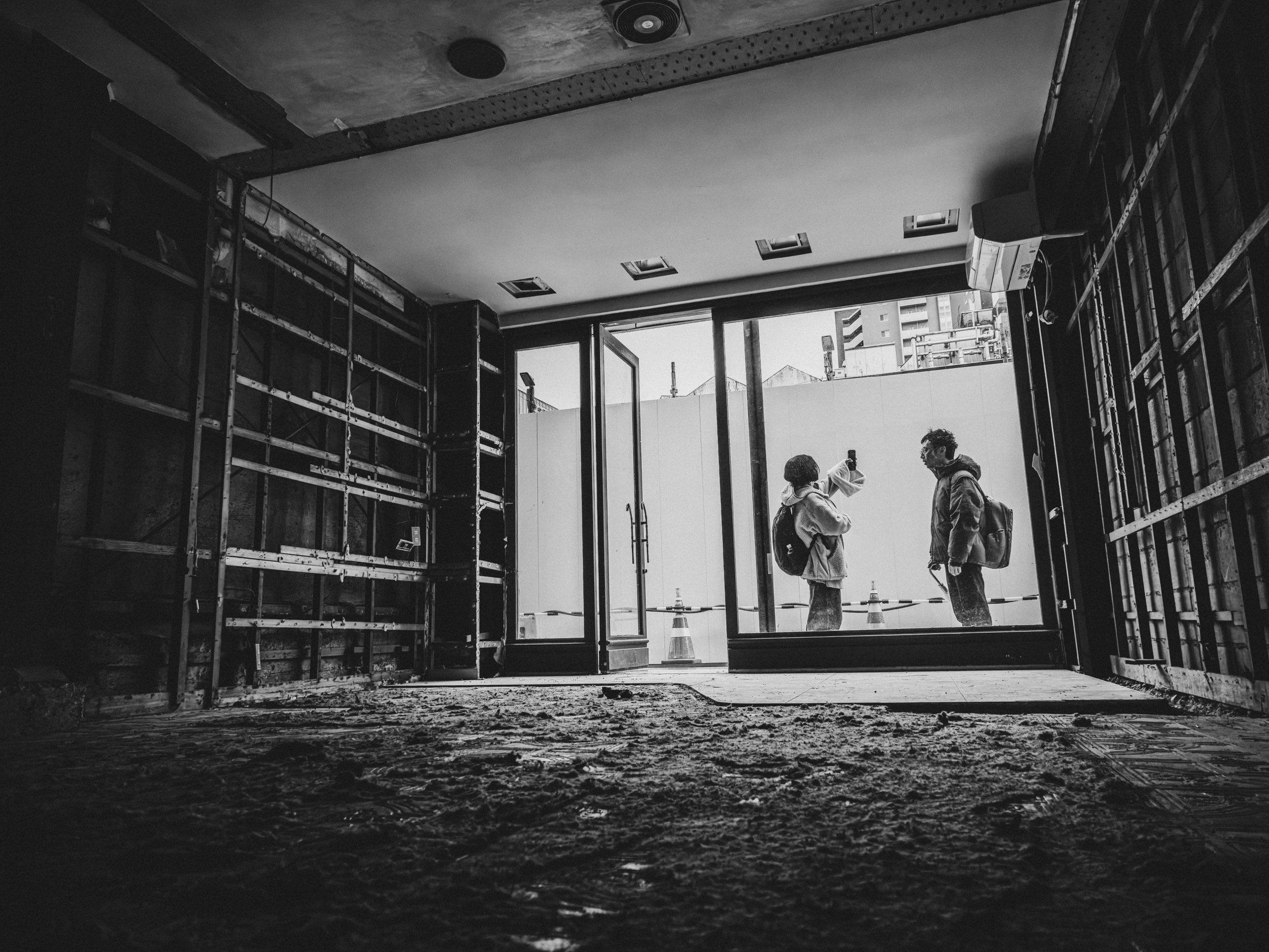 リノベーション中の空間